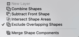 Merge shape components in adobe illustrator.