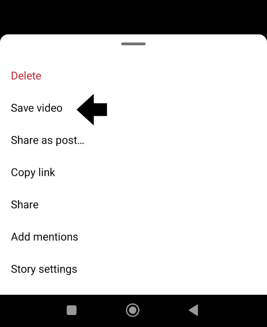 How to save a storie on Instagram.