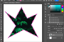 How to create a star in adobe photoshop.